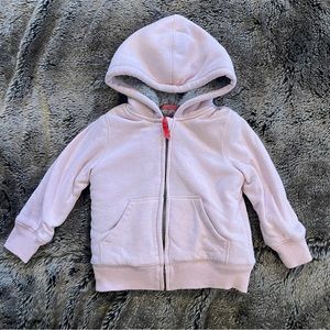 Boden - Faux Fur Lined Light Pink Zip-up Jacket